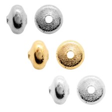 Brass Metal Beads Spacers Jewelry Making Findings 7mm Size