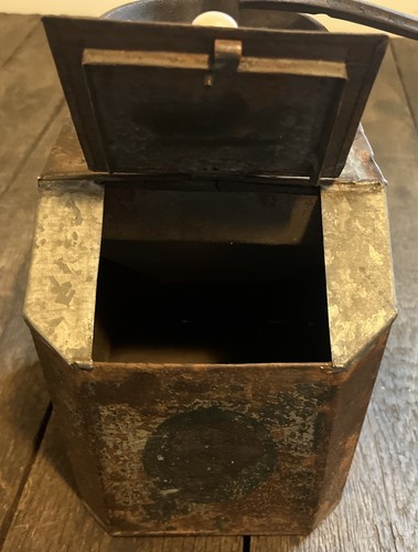 VINTAGE ANTIQUE NORTON MILL TIN COFFEE GRINDER - Picture 10 of 15