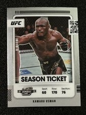 2022 CONTENDERS OPTIC UFC SEASON TICKET BASE CARD #358 KAMARU USMAN