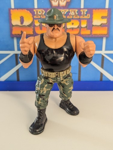 WWF Hasbro Sgt Slaughter - WWE Vintage Titan Sport...
