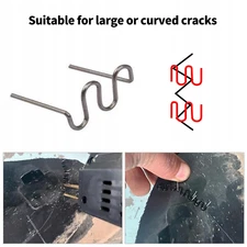 1000Pcs Hot Staples Plastic Welding Wave Stapler For Car Bumper Repair