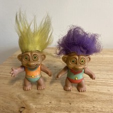 Bundle of 2 Soma 2" trolls 1 Lights Up Part Working. 1 Doesn?t Work. 1992