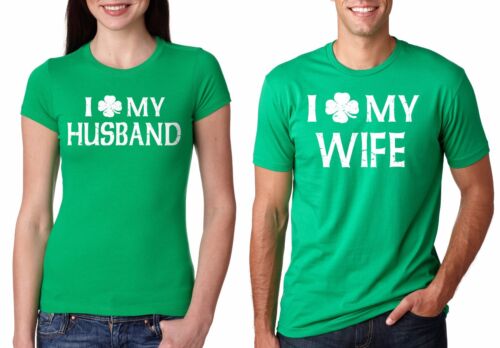 Saint Patrick Day Couple T-Shirts St. Patrick's Day Party Couple Tees - Picture 1 of 3