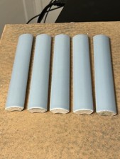Vintage Mosaic Tile Mfg. Co. Quarter Round - Light Bluish Gray - Qty. 90 