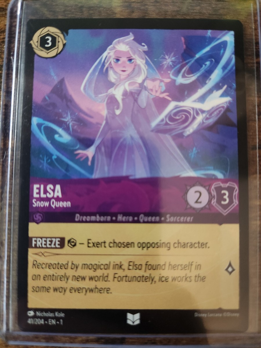 Disney Lorcana TCG First Chapter Elsa Snow Queen Uncommon #41
