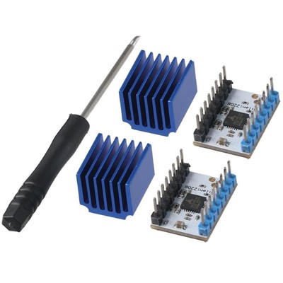 2PCS TMC2208 V1.2 Stepper Motor Driver with Heat Sink Ultra-Quiet Screwdriver...