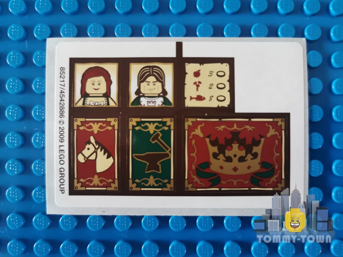 Lego Castle STICKER SHEET ONLY for Lego set 10193 Medieval Market