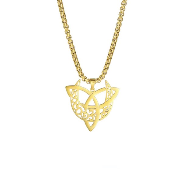 Collar De Brujería Con Nudo Celta