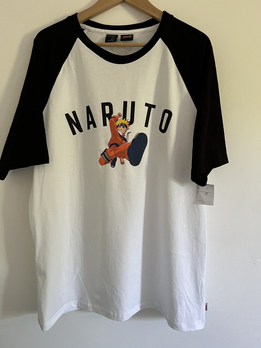 NARUTO Bershka T shirt MASASHI RISHIMOTO Size XL NWT UK