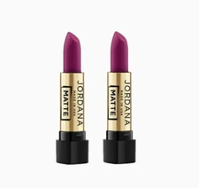 Jordana Matte Lipstick, 60 Plum Obsession - 2 PACK