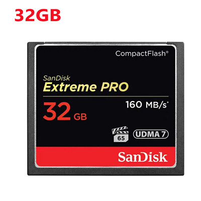 SanDisk 32GB Extreme PRO CompactFlash Memory Card UDMA 7 Speed Up To 160MB/s