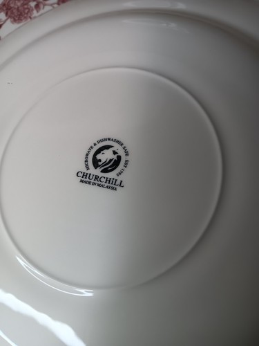 Queen's England INDIAN TREE Dinner Plates 10.75" Pink Red (Set of 8) - 第 5/6 張圖片