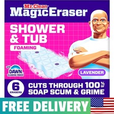 Magic Eraser Sponge, Bathroom, Shower, Tub Cleaner, Soap Scum Remover,