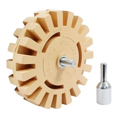 Decal Remover Eraser Wheel, Rubber Eraser Wheel Tool Kit for Cars, RV, Motorc...