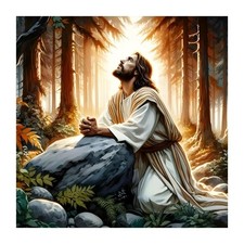 Jesus Diamond Art Kit 12 x 12 Inch 5D DIY Painting Craft Wall Decor for Adults
