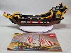 Lego 6285 Black Seas Barracuda Vtg Pirate Ship 1989 Legoland AS IS w Instruction