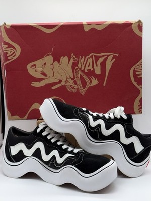 MSCHF Wavy Baby x Tyga Low Black/White Mens US Size 10 Authentic W OG Box