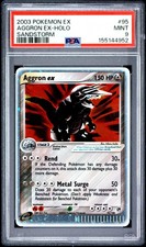 2003 POKEMON EX SANDSTORM #95 AGGRON EX-HOLO PSA 9 on eBay