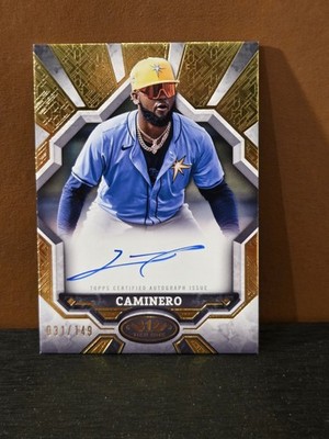 2025 Topps Tier One - Breakout Autographs Junior Caminero #BOA-JC (AU) /149