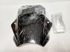 FATECIM 15" Smoke Universal Motorcycle Windshield For 1 1/8" Handlebars 