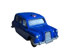 Vintage Dinky Austin FX4 London Taxi Blue. 
