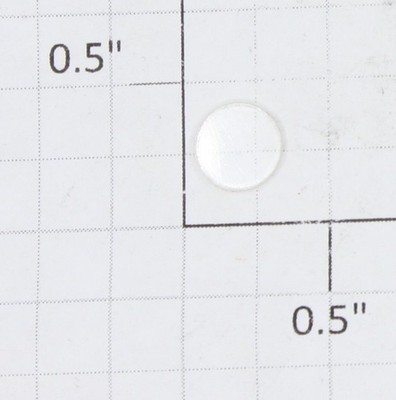 Lionel 752-15 9/32'' Clear Headlight Lens Fits 752 616 636 238 1668 1688 (2)