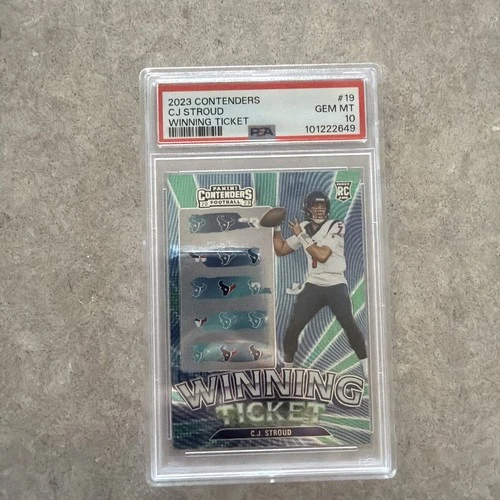 2023 Panini Contenders - Winning Ticket C.J. Stroud #19 (RC) Texans PSA 10