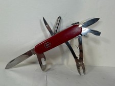 Officer Suisse Swiss Army Style Multi Tool Pocket Knife Red Folding Knife