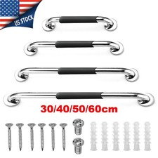 Stainless Steel Shower Grab Bar w/Anti Slip Rubber Grip for Bathroom Handrail US