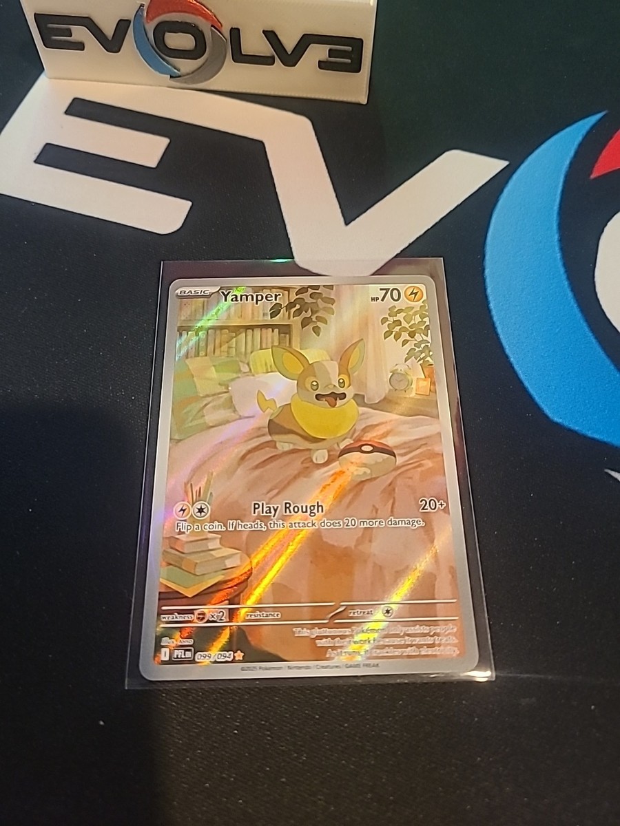 pokemon card yamper Yamper 099/094 Illustration Rare Pokemon ME Phantasmal Flames NM