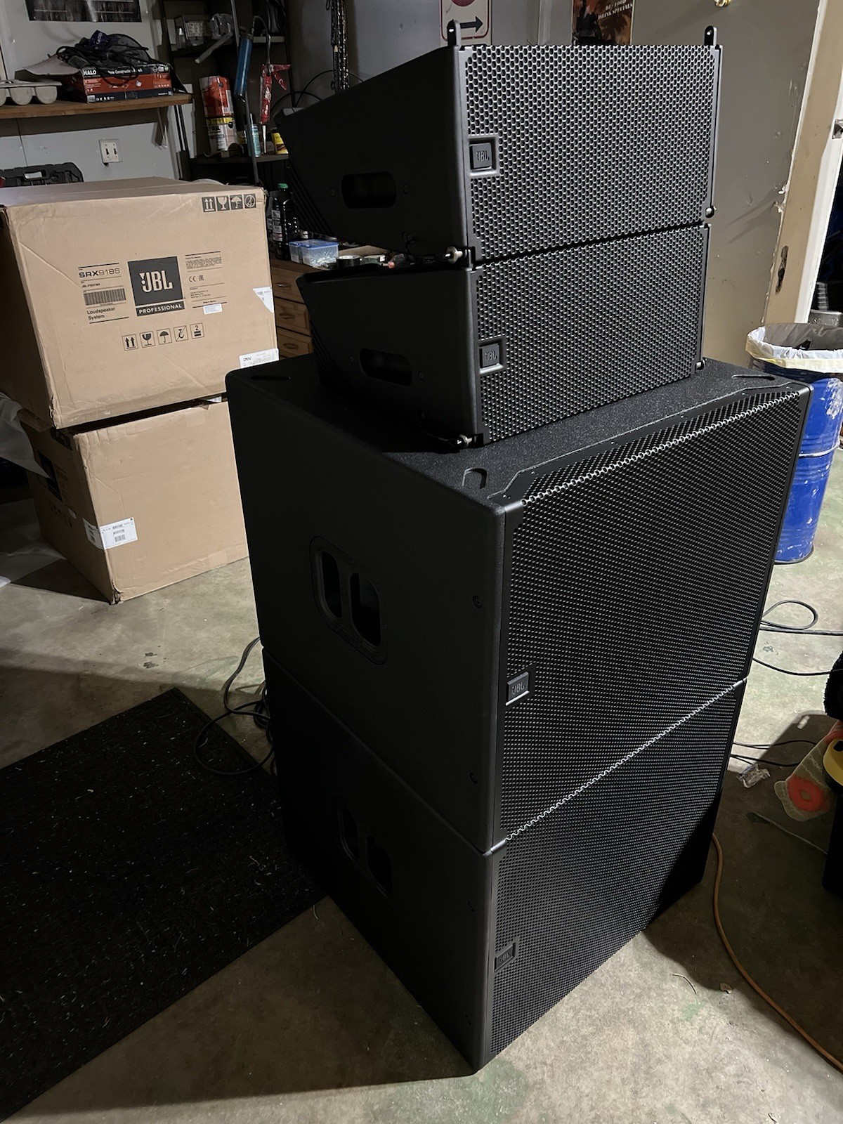 JBL SRX918S Powered Subwoofer Black