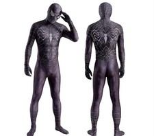 Adult/kids Venom Spiderman Symbiote Jumpsuit Cosplay Costume Bodysuit Halloween