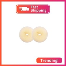 Kitjans 2PCS Medium Hair Donut Bun Maker Blonde - Short  Thin Hair Chignon Shap