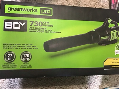 #ad #ad Greenworks Pro 80V Cordless Jet Blower 730 CFM 170 MPH Brushless Motor NEW $124.99