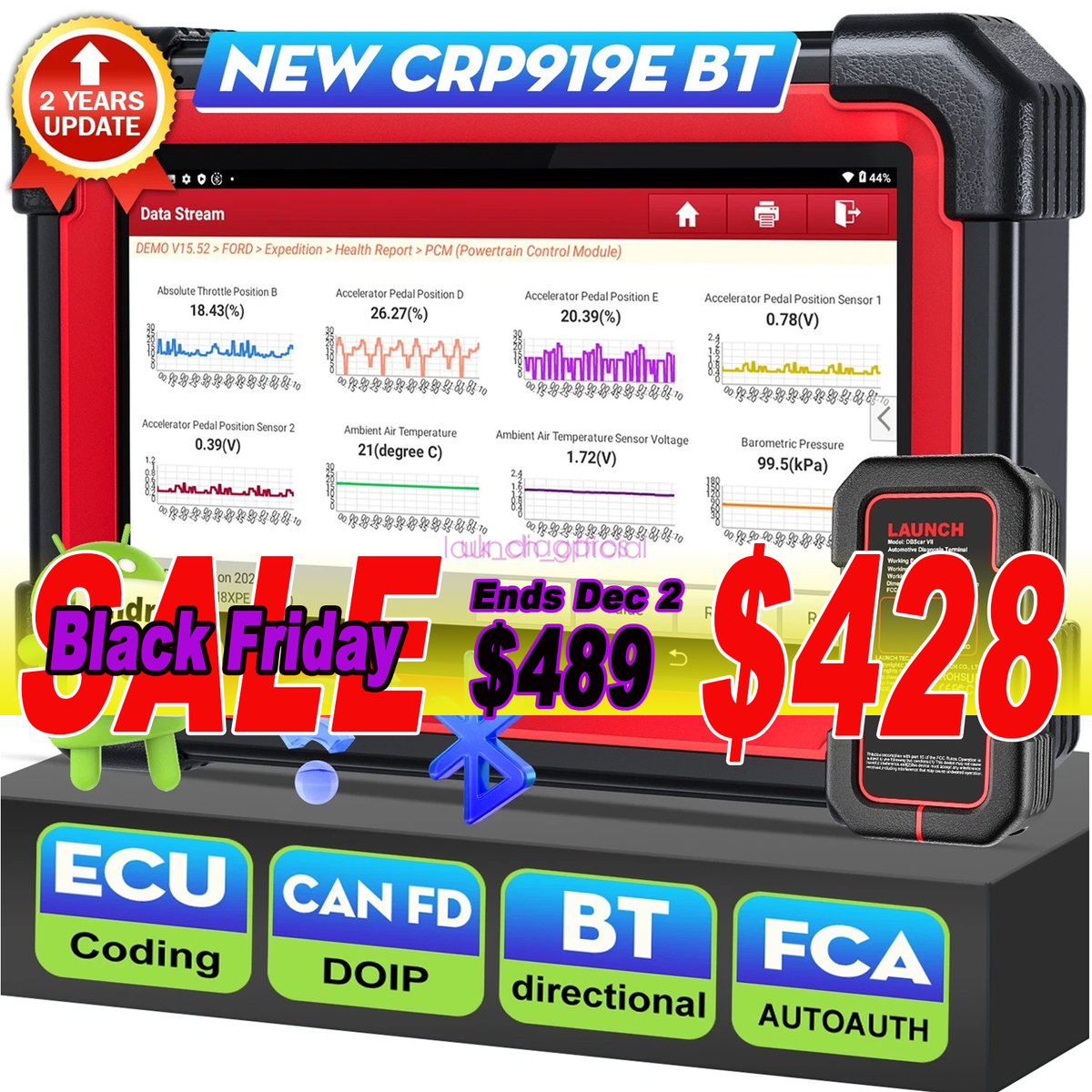 2026 Newest LAUNCH X431 CRP919X BT PRO Bidirectional Car