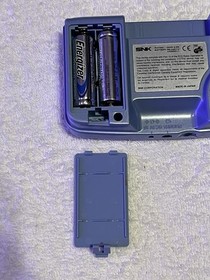 Rare Neo Geo Pocket Color Console Platinum Blue Video Game SNK Tested & Works