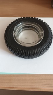 Aschenbecher Reifenwerbung DDR