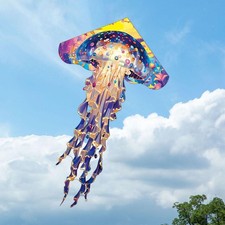 Grand cerf-volant facile à piloter, jouet volant pour enfants et adultes,