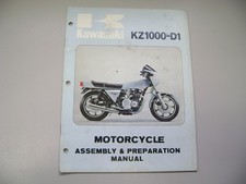 OEM ASSEMBLY AND PREPARATION MANUAL KAWASAKI KZ1000-D1 Z1R 26G