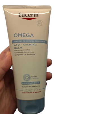 Eucerin Omega Balm Body Cream Soothes Itch  Dry Irritated Skin eczema 200ml