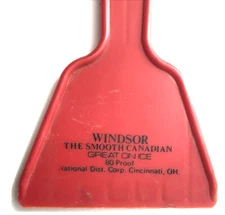 VTG Windsor-The Smooth Canadian Liquor- Advertising Plastic Ice Scraper-