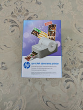 Image of HP Sprocket Panorama Instant Portable Color Label & Photo Printer (Grey) Starter