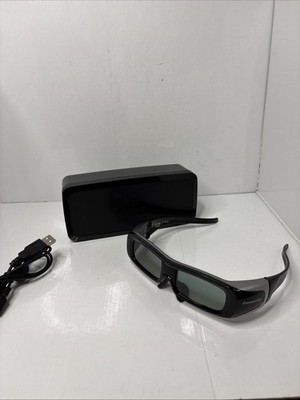 Panasonic TY-EW3D2M Active Shutter 3D Glasses Black OEM - Includes Case