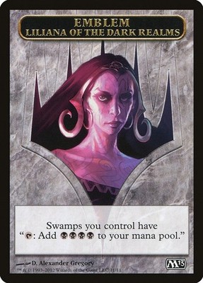 Emblem - Liliana of the Dark Realms [Magic 2013 (M13)] MP - Magic
