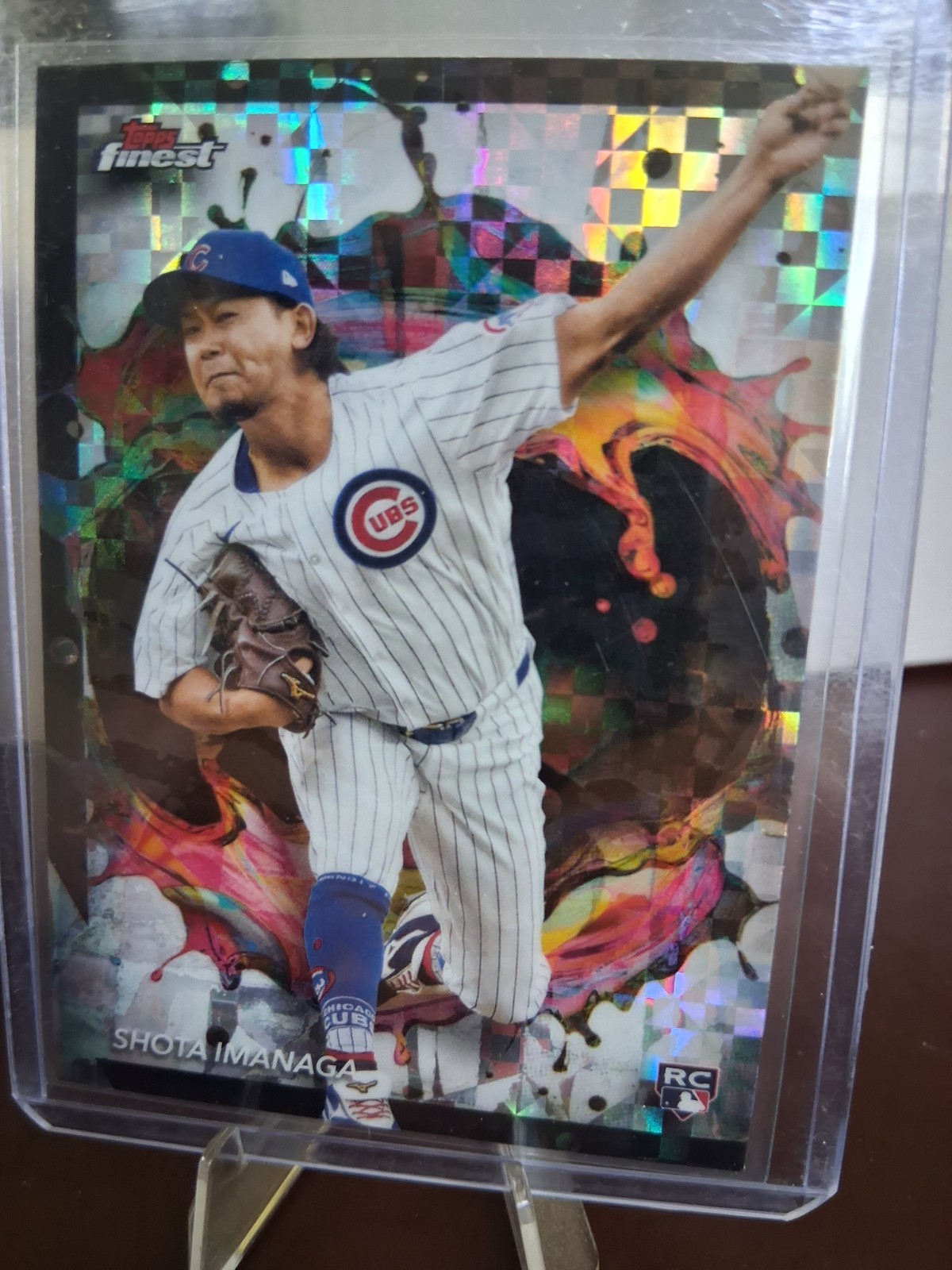2024 Topps Finest - Rare Shota Imanaga #205 Checkerboard Refractor (RC)