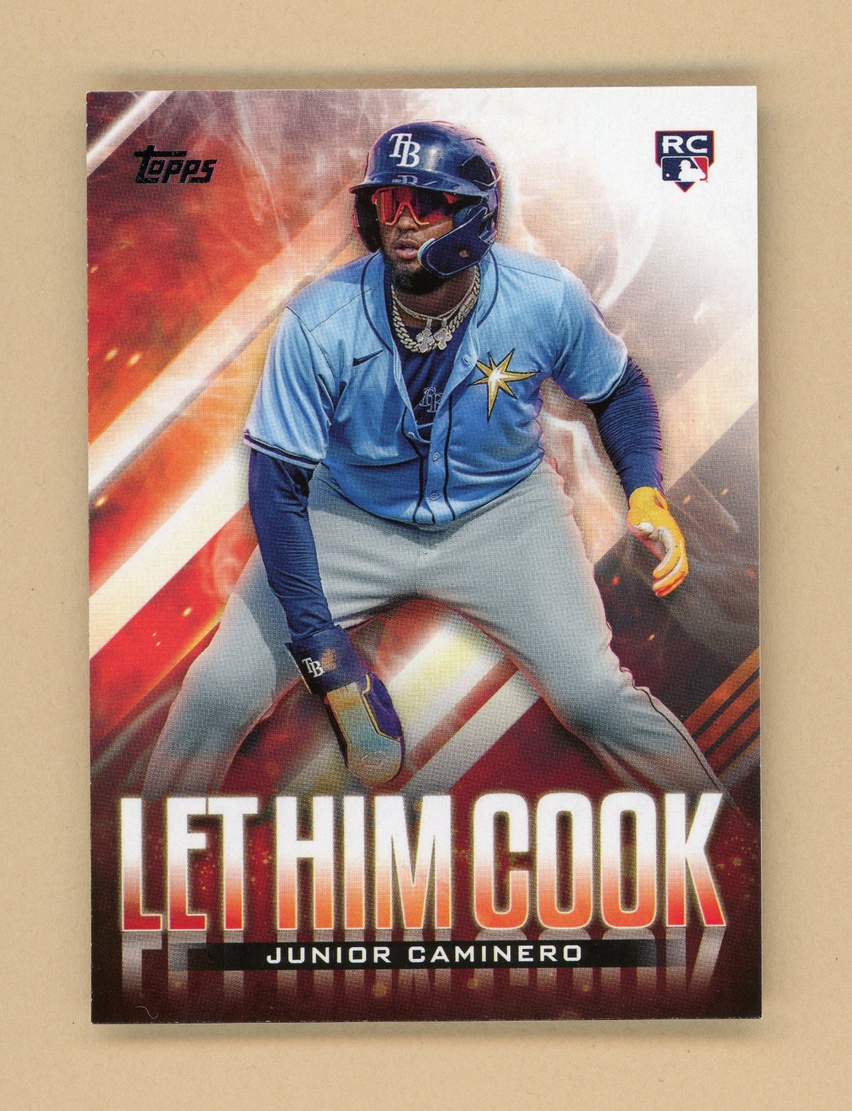 Junior Caminero - 2024 Topps Update - Let Him Cook - Rookie - Rays
