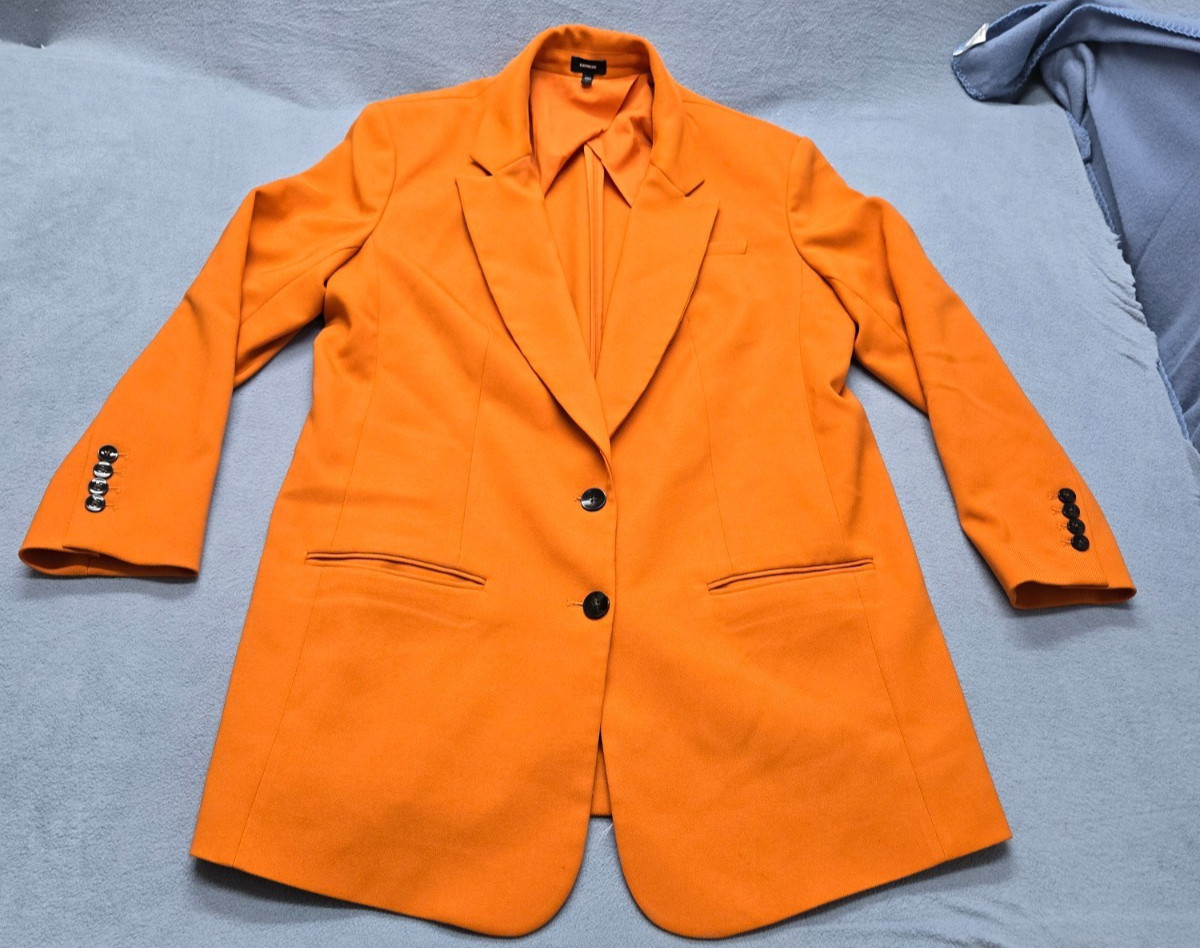 Express Womens Two-Button Single-Breasted Blazer … - image 1