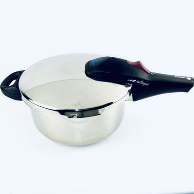 #ad Fagor 4L Stainless Steel Pressure Cooker gas electric vitro Induction Compatible $35.99