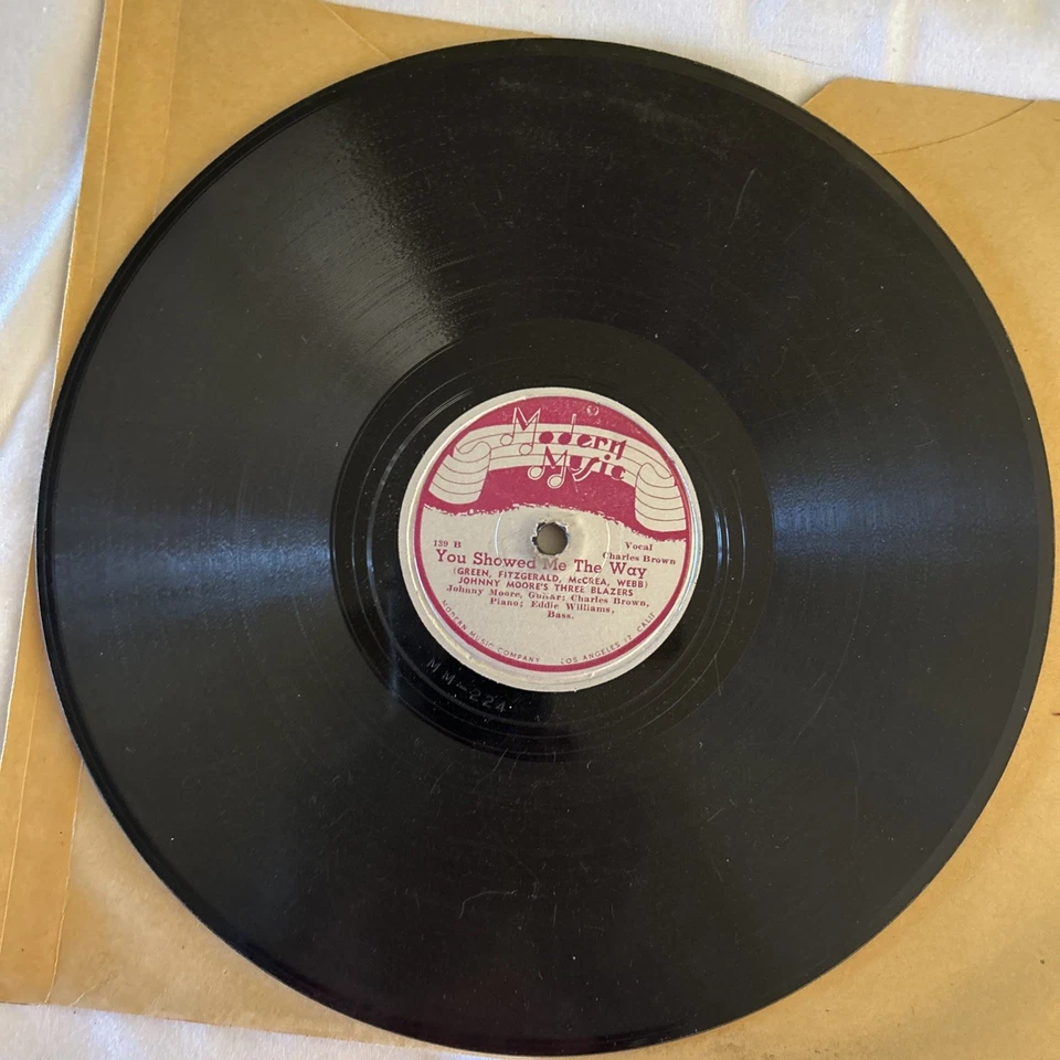 JOHNNY MOORE's Three Blazers 78 HOW DEEP IS THE OCEAN on MODERN MUSIC-VG+ - Image 3 of 4