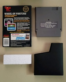 Wheel Of Fortune - Nintendo NES Game With Box - Good Condition